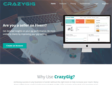 Tablet Screenshot of crazygig.com